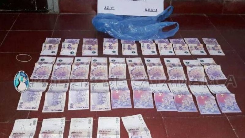 Recuperan dinero robado en Andalgalá