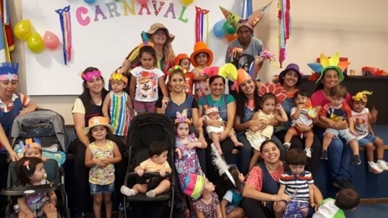 Los más pequeños del Senado celebraron el carnaval
