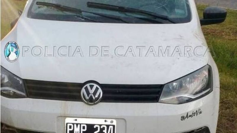 Impresionante vuelco cerca de Los Varela