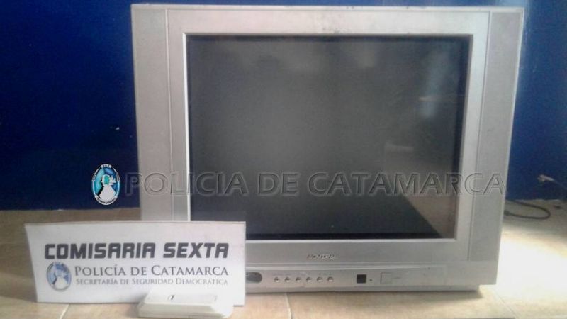 Secuestran un televisor de dudosa procedencia