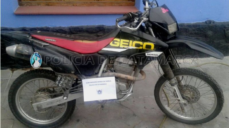 Recuperan una moto robada en la Capital