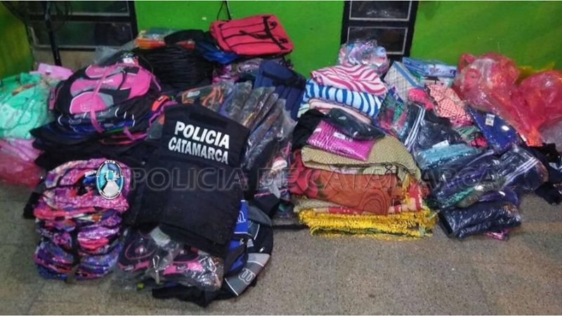 Secuestran mercadería ilegal en el puesto caminero El Portezuelo