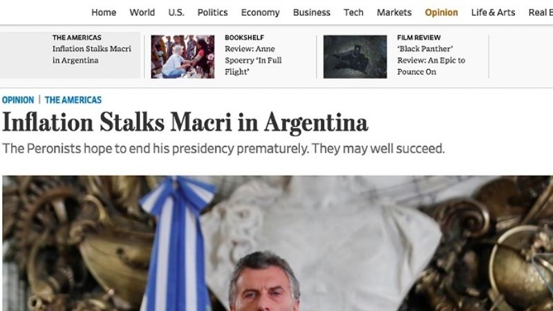 “La inflación acecha al Gobierno de Macri"