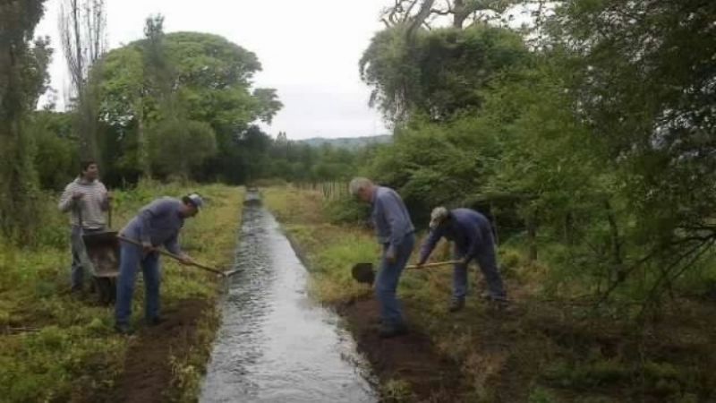 Obra de riego en Pomán estaría concluida a mitad de año