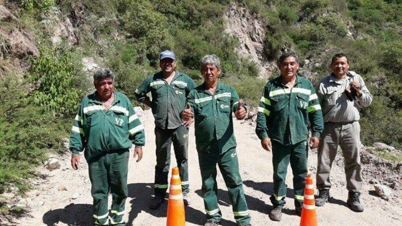 Reparación de las cuestas de Minas Capillitas y La Chilca