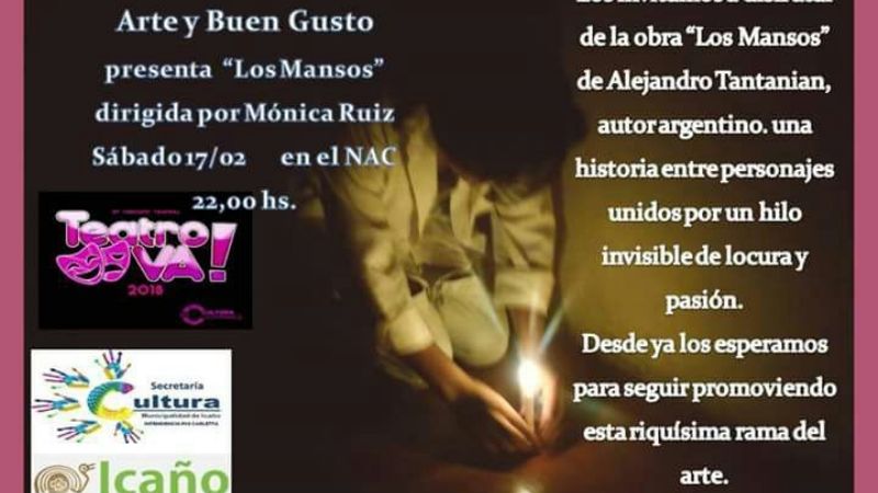 Este sábado, teatro en el NAC de Icaño