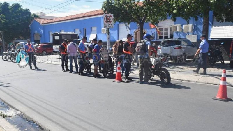 Un total de 39 motos secuestradas en operativo de control vehicular