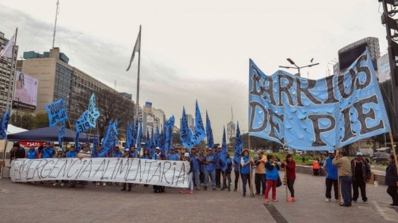 Movilizaciones a Plaza de Mayo por protesta de la CTA y ATE