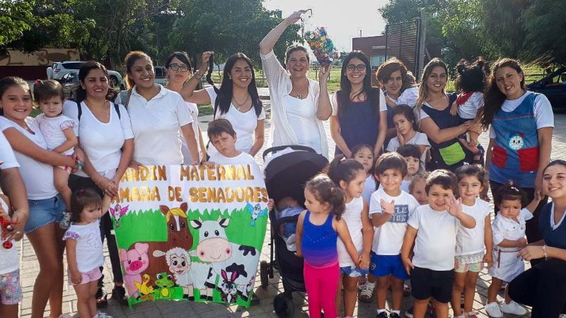 El jardín Maternal del Senado en el Día Mundial de la Lucha contra el Cáncer Infantil