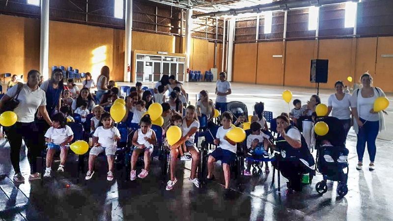 El jardín Maternal del Senado en el Día Mundial de la Lucha contra el Cáncer Infantil