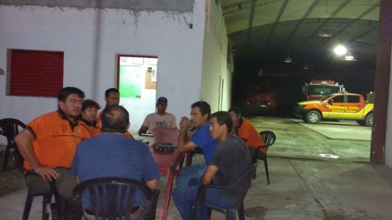 Defensa Civil coordinó pautas de trabajo con los Bomberos de Recreo