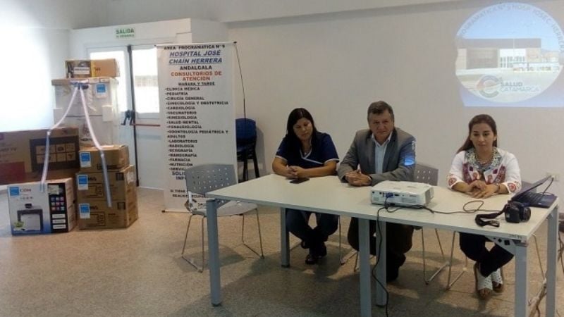 Salud entregó bienes en Andalgalá