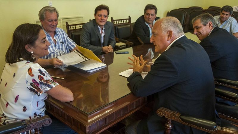 Lucía recibió a funcionarios nacionales