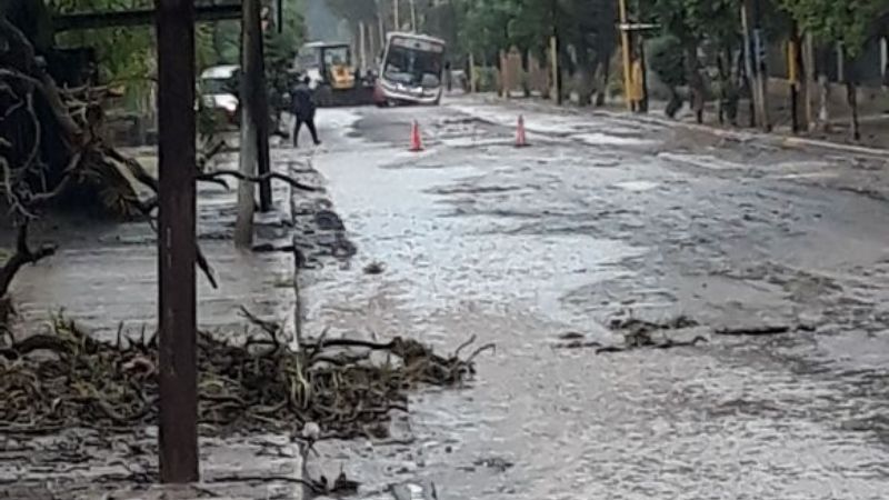 Así dejó la lluvia la ruta 41