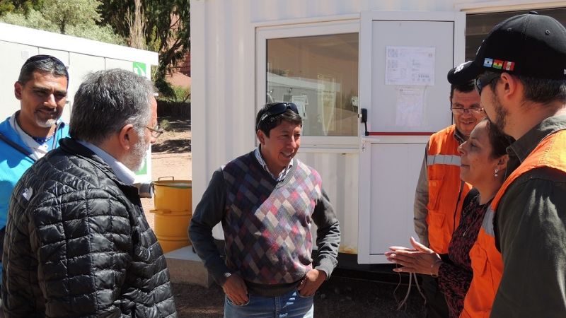 Senadores visitaron la Minera del Salar de Antofalla