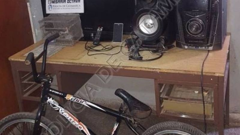 Aprehenden a un joven y recuperan elementos robados