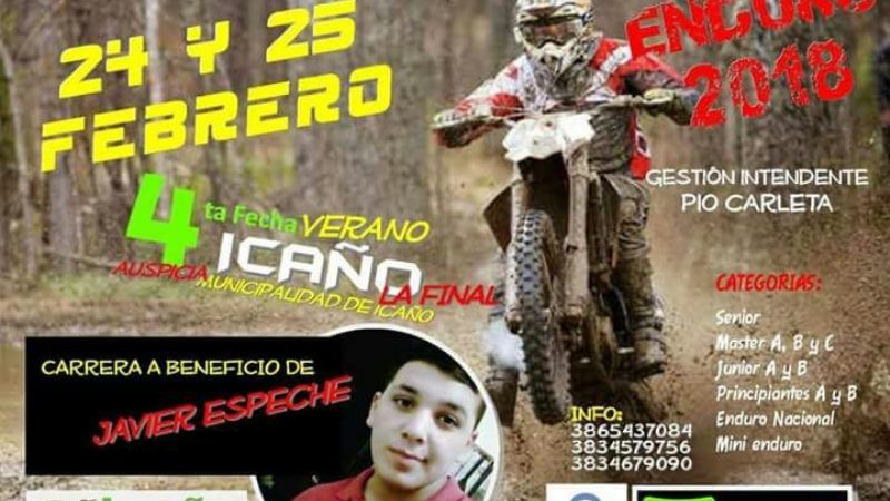Competencia de Enduro en Icaño