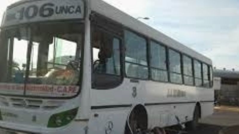 Sexagenaria se cayó de un colectivo