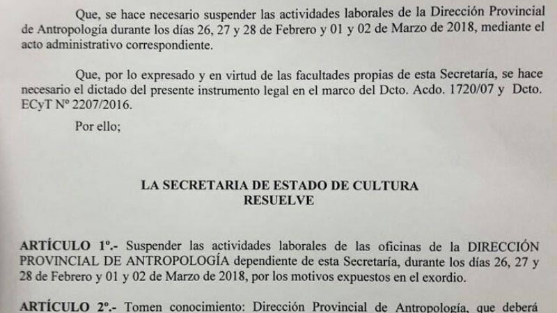 Suspenden actividades en Antropología por obras de remodelación