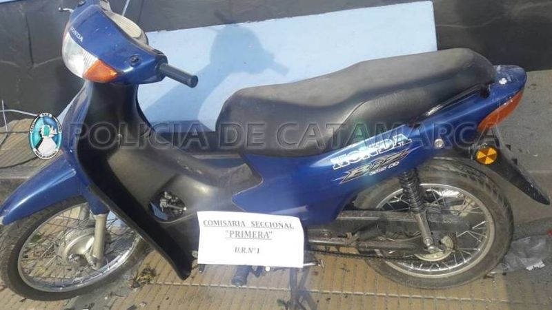 Secuestran una moto que estaba abandonada en un hotel