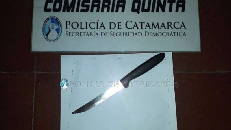 Terminó apuñalando a un policía luego amenazar a su pareja