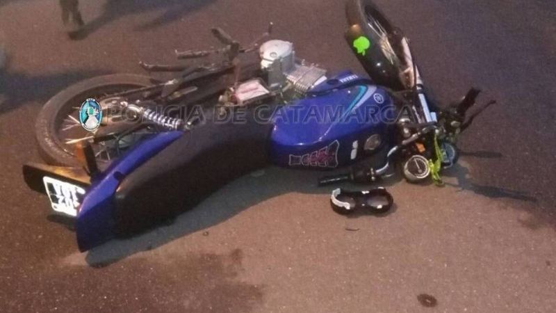 Choque de motos en Capayán