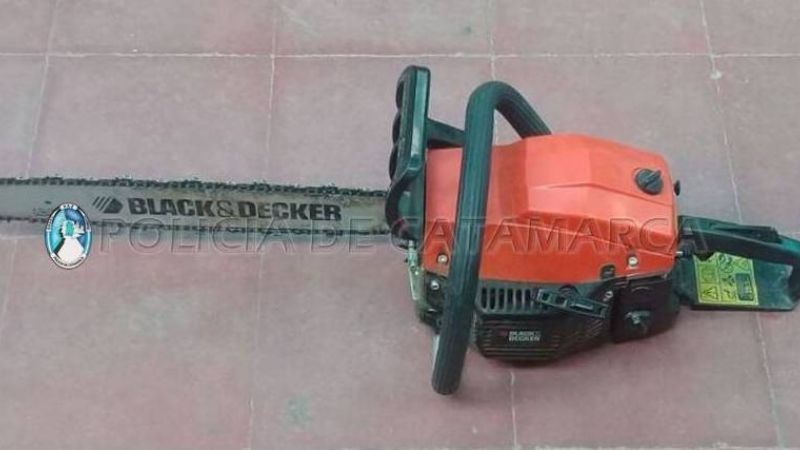 Secuestran un motosierra en Belén