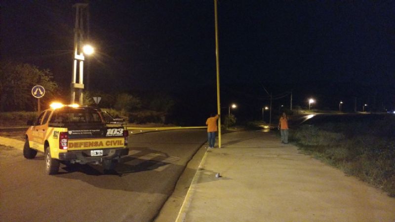 Por una creciente, interrumpen el tránsito por badenes del Alto Fariñango