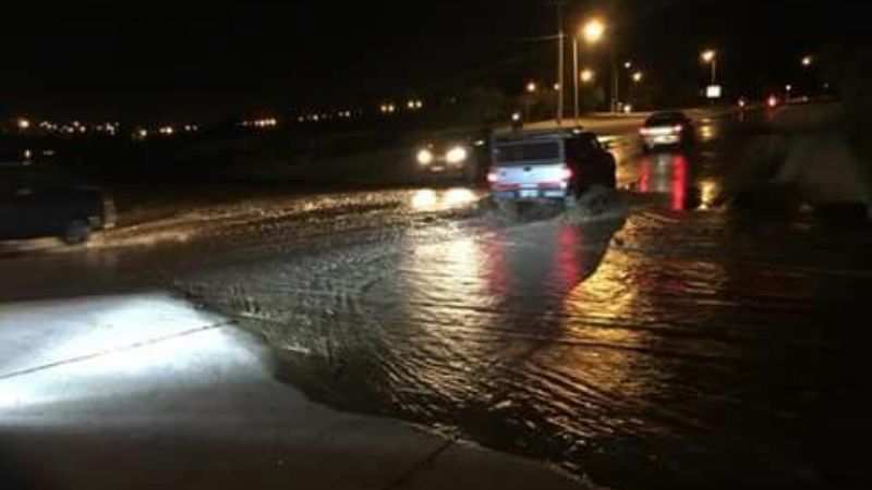 Por una creciente, interrumpen el tránsito por badenes del Alto Fariñango