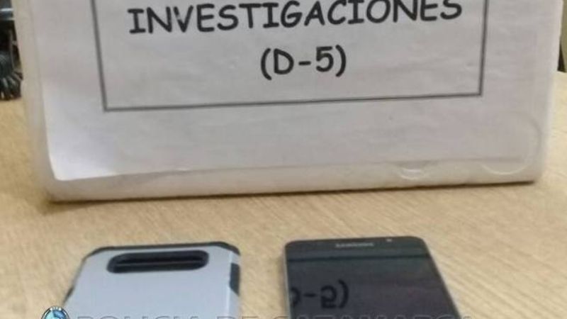 Recuperan un celular robado en un comercio en Paclín