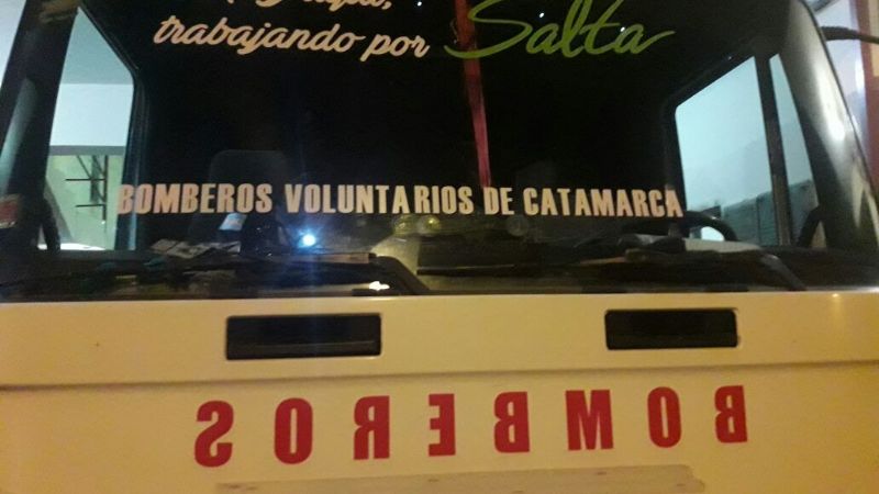 Bomberos de Santa María y Belén colaboraron con los inundados en Salta