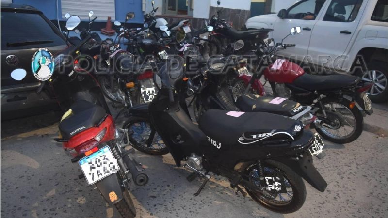 Retienen 15 motos en operativos de control