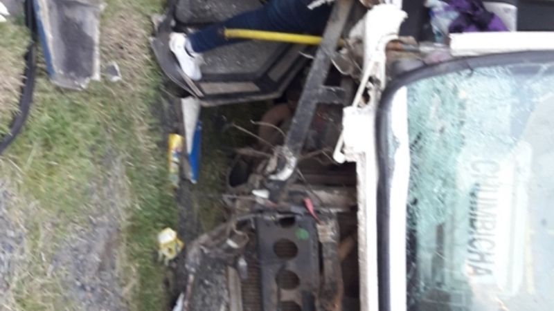 Un muerto en un choque múltiple en la ruta 38