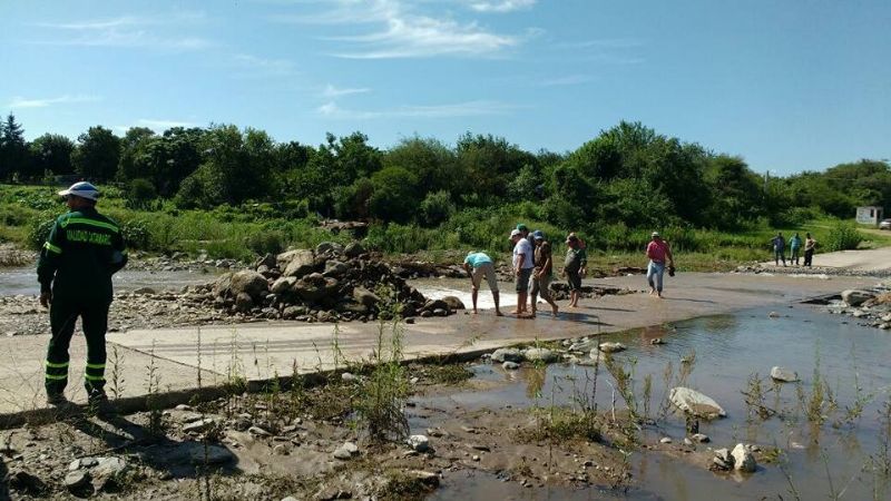 Puesta en funcionamiento el badén de Manantiales