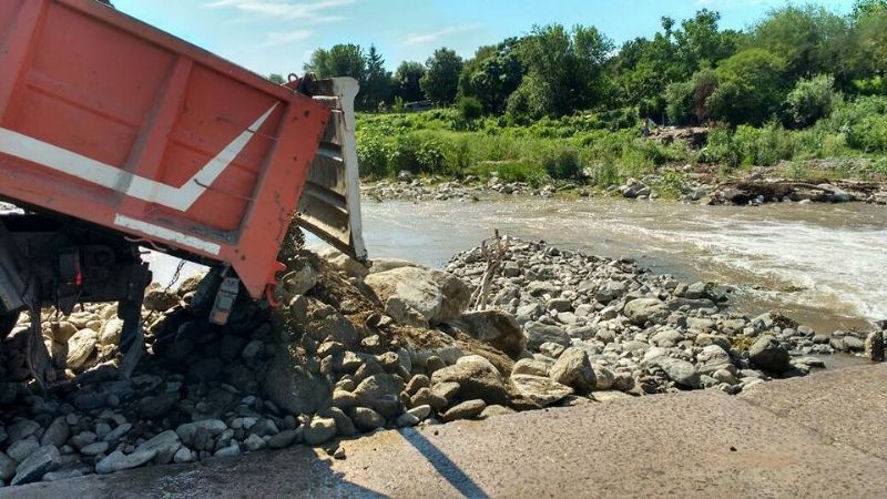 Puesta en funcionamiento el badén de Manantiales