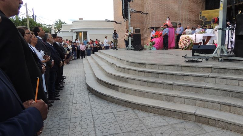 Senadores participaron de las celebraciones en Santa María