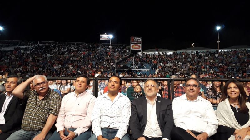 Senadores participaron de las celebraciones en Santa María