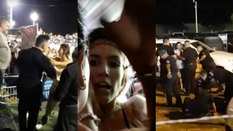 Diputada nacional terminó en el piso y fue detenida