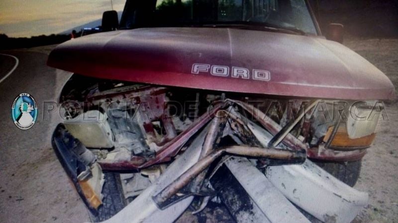 Accidente con daños materiales en Belén