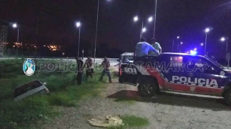 Perdió el control y chocó