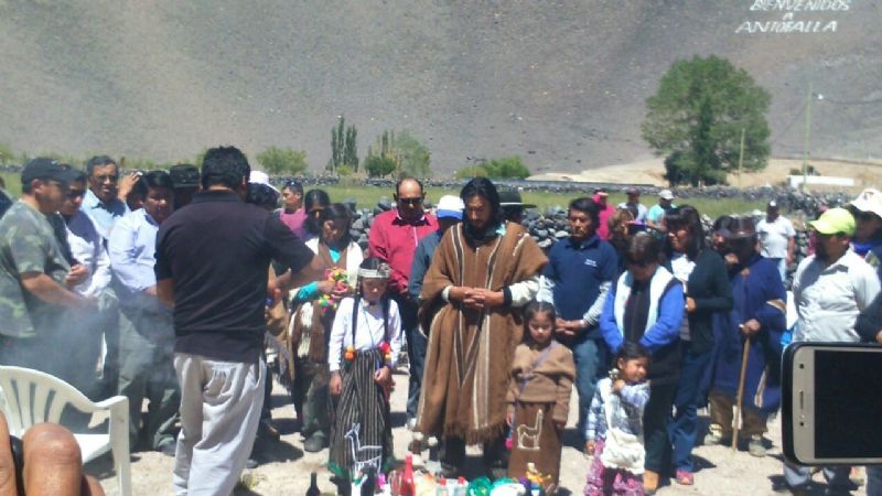 El senador Carrizo participó de la elección del Cacique de Antofalla