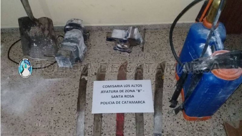 Recuperan elementos robados en Santa Rosa