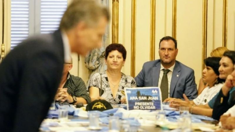 Macri recibió a los familiares de los tripulantes del ARA San Juan