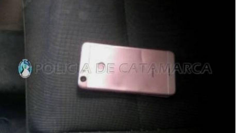 Recuperan un teléfono celular