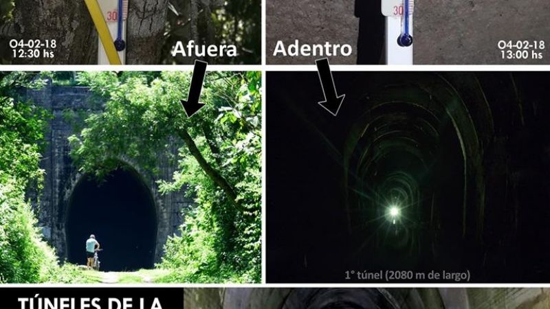 Túneles de La Merced, un buen lugar para descansar del calor