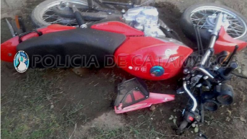 Motociclista hospitalizado tras un choque en Capayán
