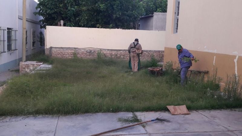 Acondicionan escuelas de Andalgalá para el inicio del ciclo lectivo