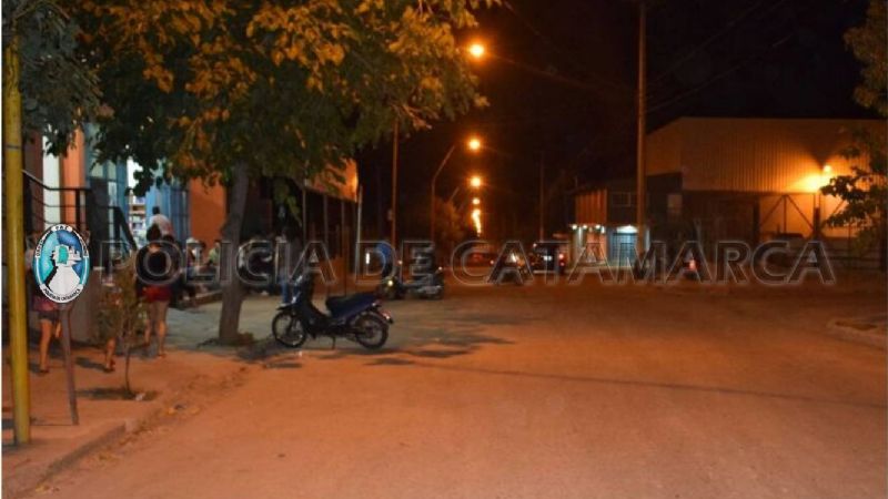 Cuatro heridos en un choque de motos en Belén