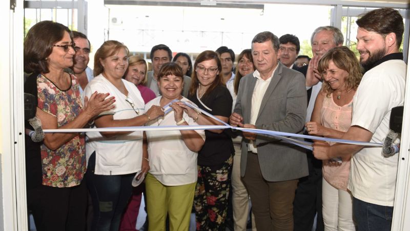 Lucía habilitó un nuevo laboratorio y refacciones en el centro de salud de Villa Cubas