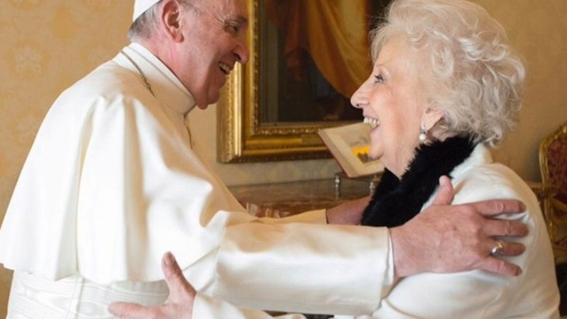 "El Papa está preocupado por Argentina" dijo Carlotto